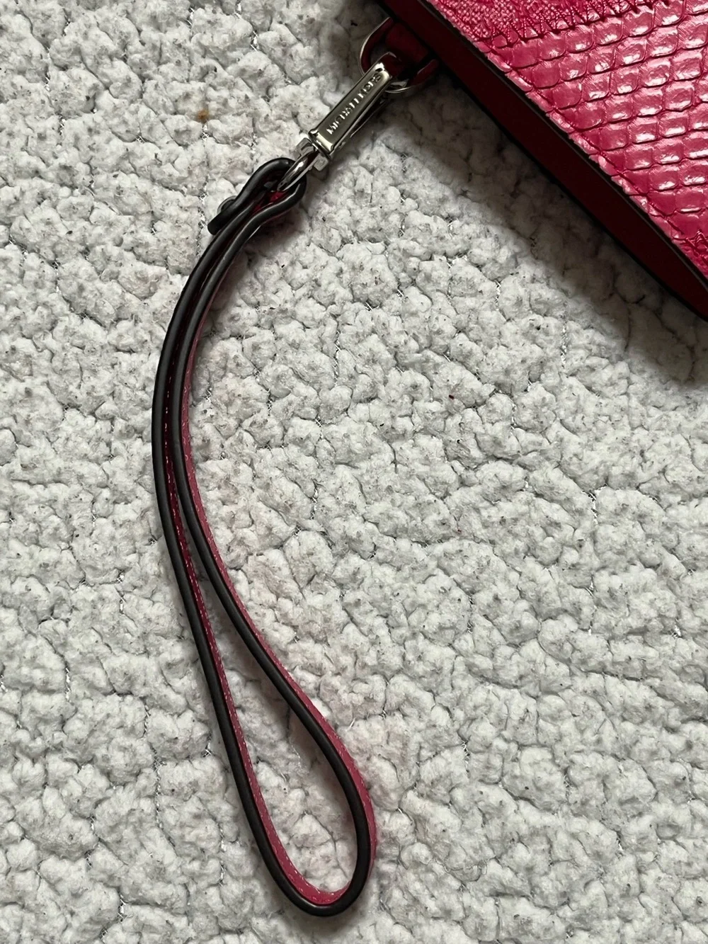 Michael Kors Large Double Zip Wristlet Credit Card Wallet in Electric Pink